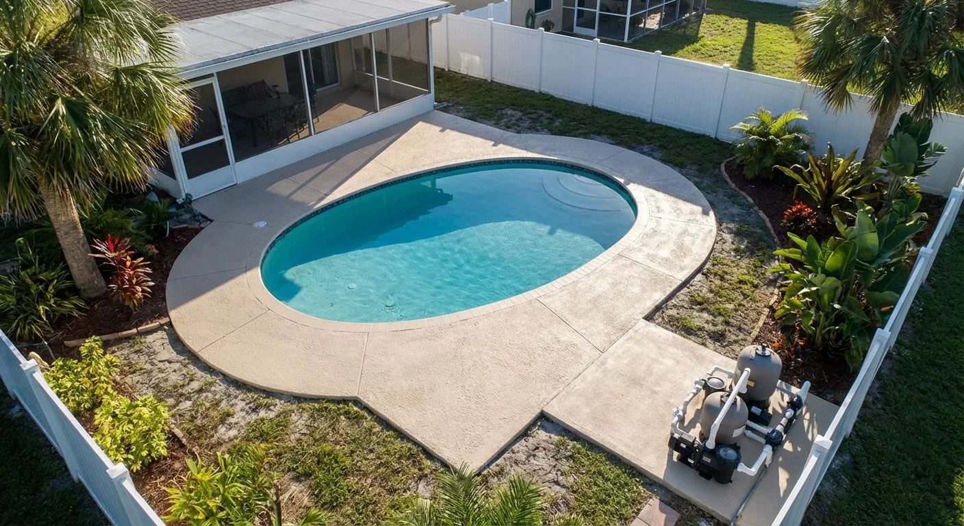 concrete pool deck spray coat fl Hernando Beach FL