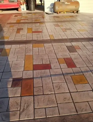 stamped concrete driveway Brooksville FL